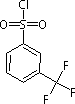 3-(三氟甲基)苯-1-磺酰氯分子式结构图