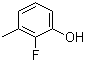 2-氟-3-甲基苯酚分子式结构图