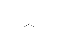 硫化氢分子式结构图