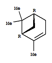 (1R)-(+)-α-蒎烯分子式结构图