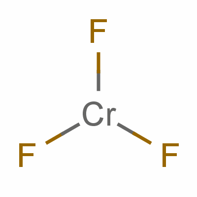 氟化铬(III)分子式结构图