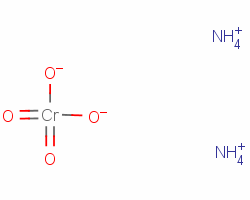 铬酸铵分子式结构图