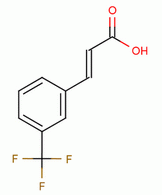 间三氟甲基肉桂酸分子式结构图