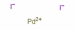 碘化钯(II)分子式结构图