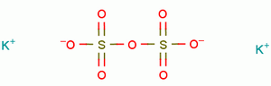焦硫酸钾分子式结构图