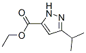 5-异丙基吡唑-3-甲酸乙酯分子式结构图