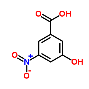 3-羟基-5-硝基苯甲酸分子式结构图