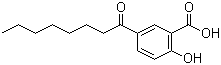 5-辛酰水杨酸分子式结构图