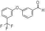 3-[3-(三氟甲基)苯氧基]苯甲醛分子式结构图