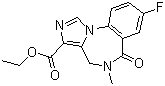 氟马泽尼分子式结构图