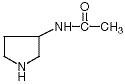 3-乙酰氨基四氢吡咯分子式结构图