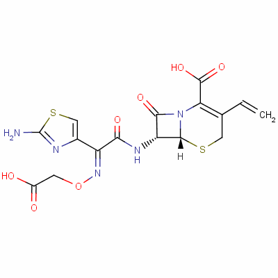 头孢克肟分子式结构图