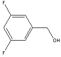 3,5-二氟苯甲醇分子式结构图