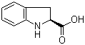 (S)-(-)-吲哚啉-2-羧酸分子式结构图