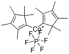 二(五甲基环戊二烯基)六氟磷酸钴(III)分子式结构图