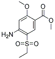 2-甲氧基-4-氨基-5-乙砜基苯甲酸甲酯分子式结构图