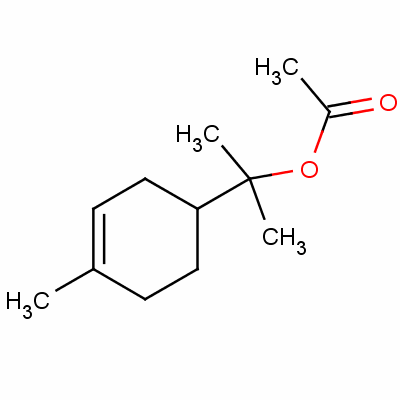 alpha-乙酸松油酯分子式结构图