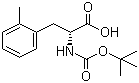 BOC-D-2-甲基苯丙氨酸分子式结构图