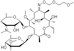 罗红霉素分子式结构图