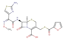 头孢噻呋分子式结构图