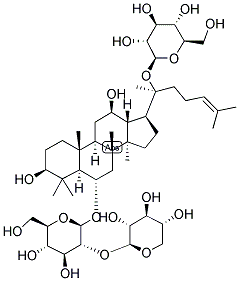 三七皂甙 R1分子式结构图