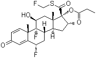 氟替卡松丙酸酯分子式结构图