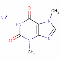 可可碱水杨酸钠分子式结构图