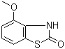 4-甲氧基-2(3H)-苯并噻唑酮分子式结构图