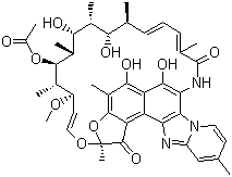 利福西亚胺分子式结构图