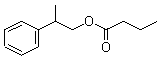 丁酸2-苯丙酯分子式结构图