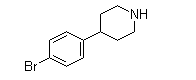 4-(4-溴苯基)-哌啶分子式结构图