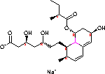 普伐他汀分子式结构图