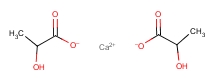 乳酸钙分子式结构图