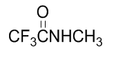 N-甲基三氟乙酰胺分子式结构图