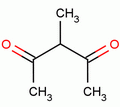 3-甲基-2,4-戊烷二酮分子式结构图