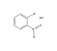 邻硝基苯酚钠分子式结构图