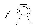 2-羟基-3-甲基苯甲醛分子式结构图