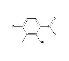 2,3-二氟-6-硝基苯酚分子式结构图