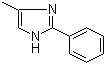 4-甲基-2-苯基咪唑分子式结构图