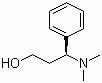 (S)-3-二甲基氨基-3-苯丙醇分子式结构图