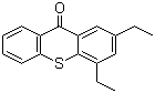 2,4-二乙基硫杂蒽酮分子式结构图