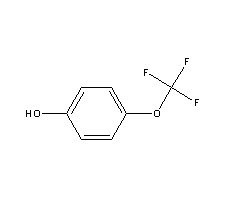 对三氟甲氧基苯酚分子式结构图