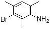 3-溴-2,4,6-三甲基苯胺分子式结构图