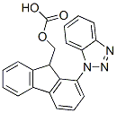 9-芴基甲基1-苯并三唑基碳酸酯分子式结构图