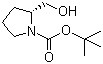 BOC-D-脯氨醇分子式结构图