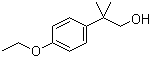 2-(4-乙氧基苯基)-2-甲基丙醇分子式结构图