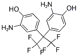 2,2-双(3-氨基-4-羟基苯基)-六氟丙烷分子式结构图