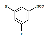 3,5-二氟异氰酸苯酯分子式结构图