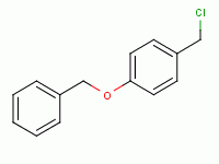 4-苄氧基氯化苄分子式结构图