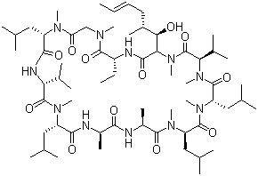 环孢菌素 H分子式结构图